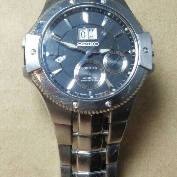 SEIKO セイコー Kinetic Contura SNP007 7D48 Seiko Coutura Kinetic