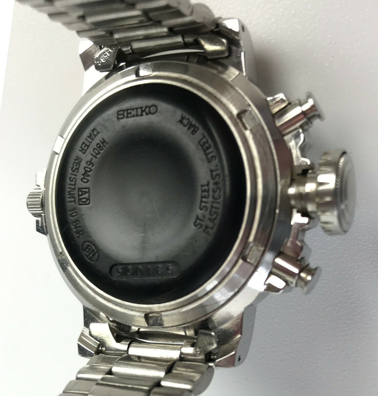 SEIKO FIELDMASTER MAP METER Watch H801-6040 anadigi field land 