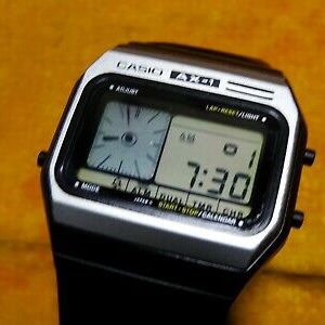 VINTAGE CASIO 1982 MELODY CALENDAR (118) AX-1 REPLACED NEW BAND