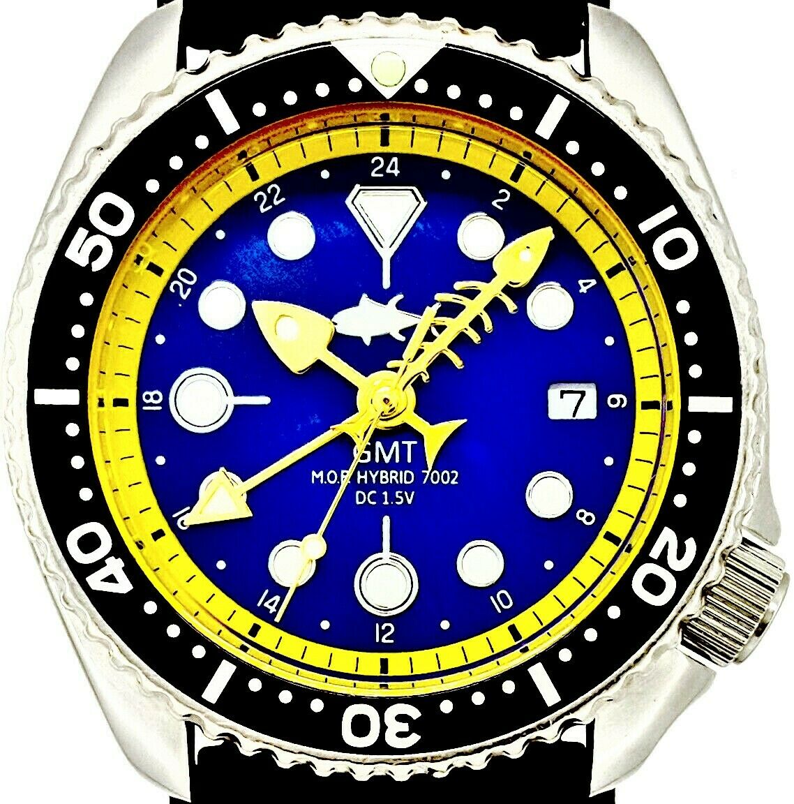 Seiko Scuba Divers Hybrid GMT/24h 1994 'Fishbone' SDS001 'Tuna' 7002-7000  Watch | WatchCharts