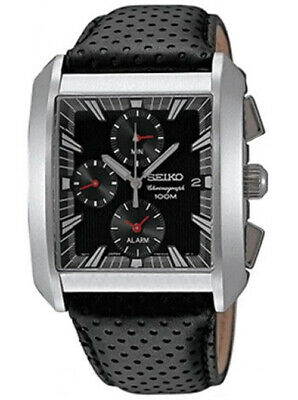 mens seiko alarm chronograph watch