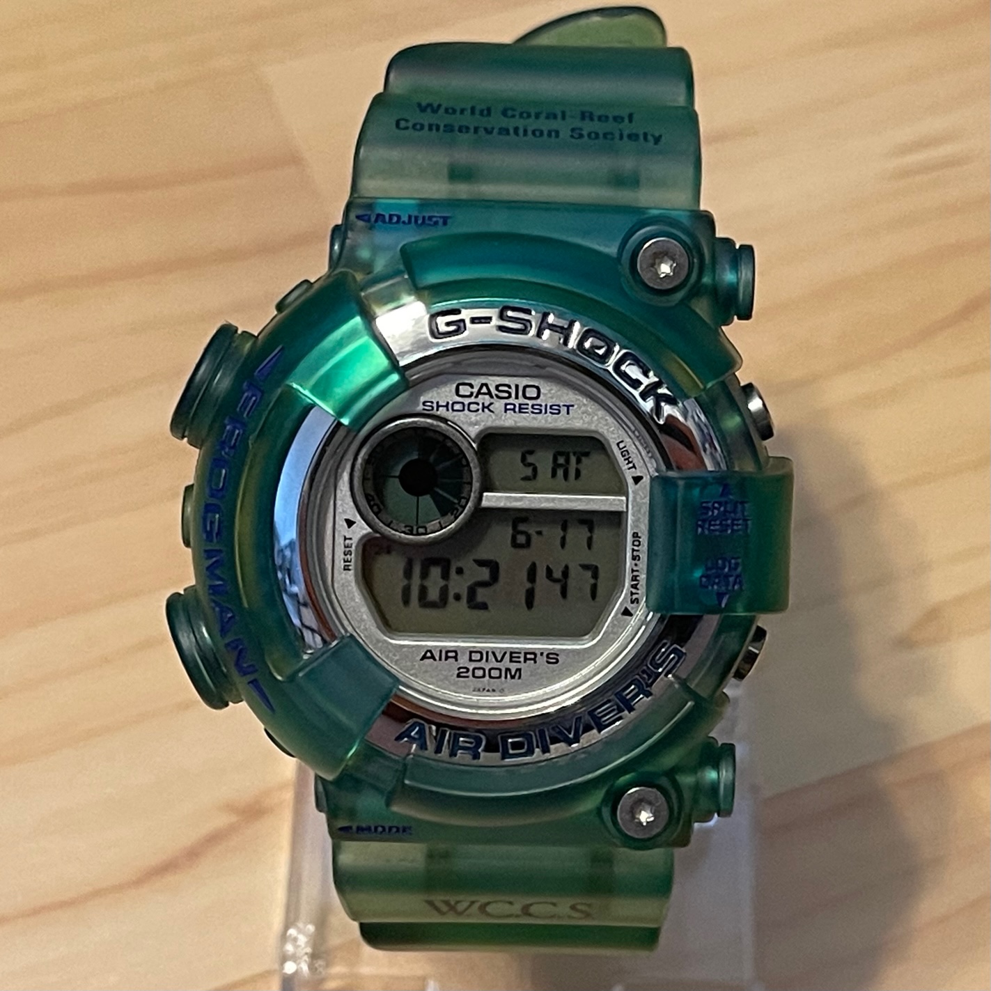 【最新品人気】CASIO G-SHOCK WCCS DW-8201WC-2T フロッグマン 時計
