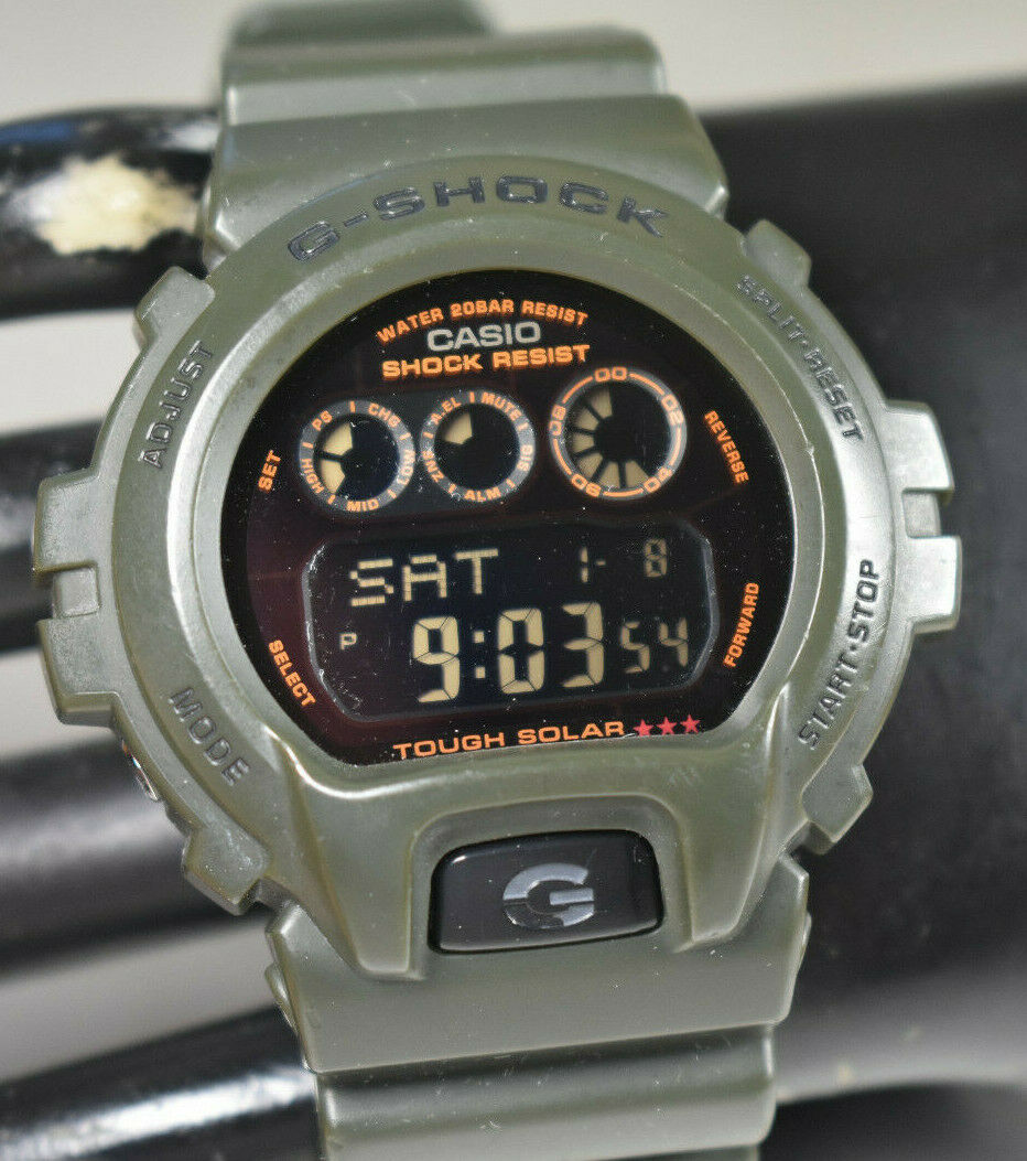 Casio Tough Solar G-Shock G-6900KG-3 (3180) Orange/Olive Green