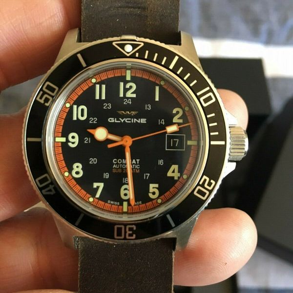 Glycine Combat Sub ( hard to find color edition ) GL224 ETA 2824-2 Cult ...