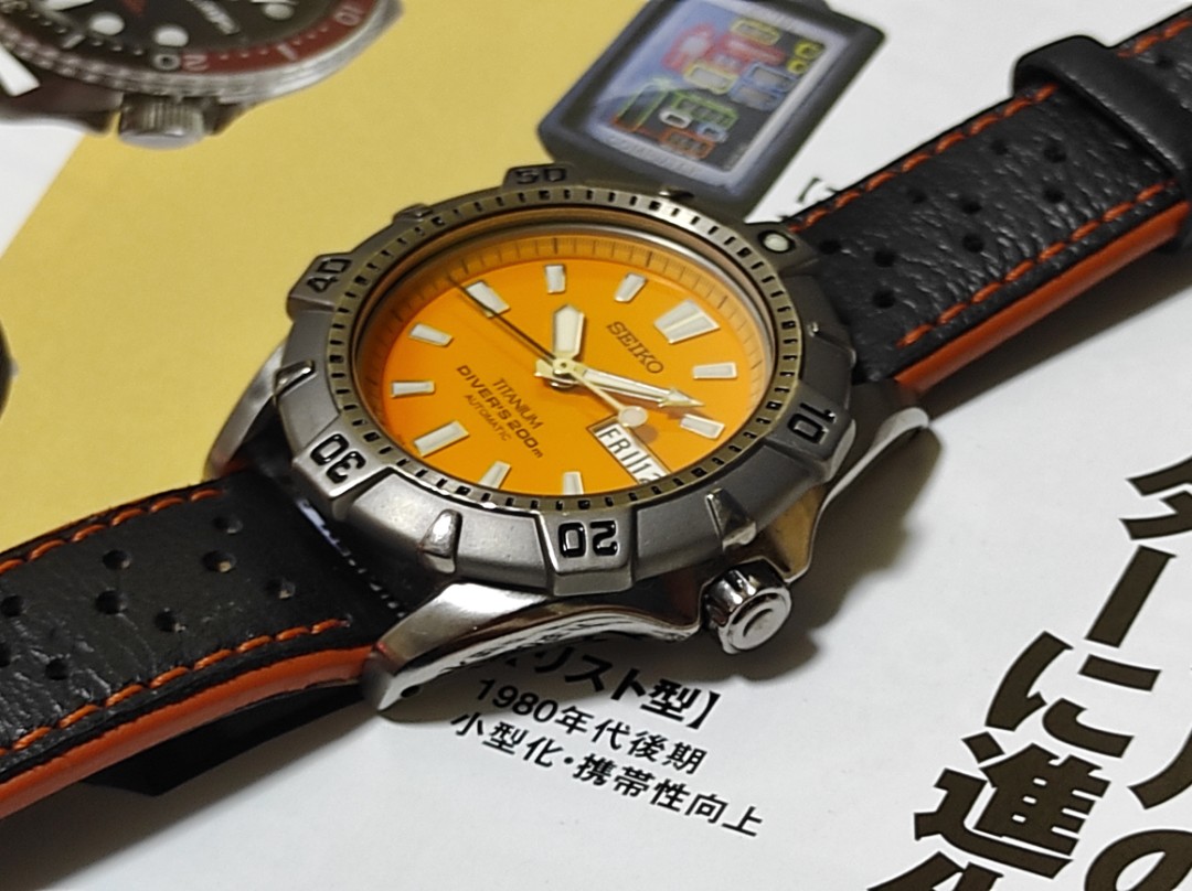 Rare Seiko 200m diver pumpkin dial SKX 423 | WatchCharts