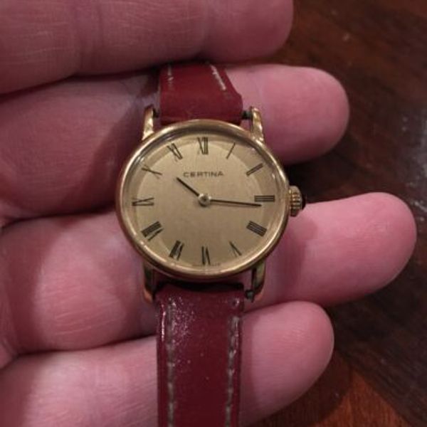 Vintage Ladies Certina Swiss Made Watch Hand Wind Mechanical