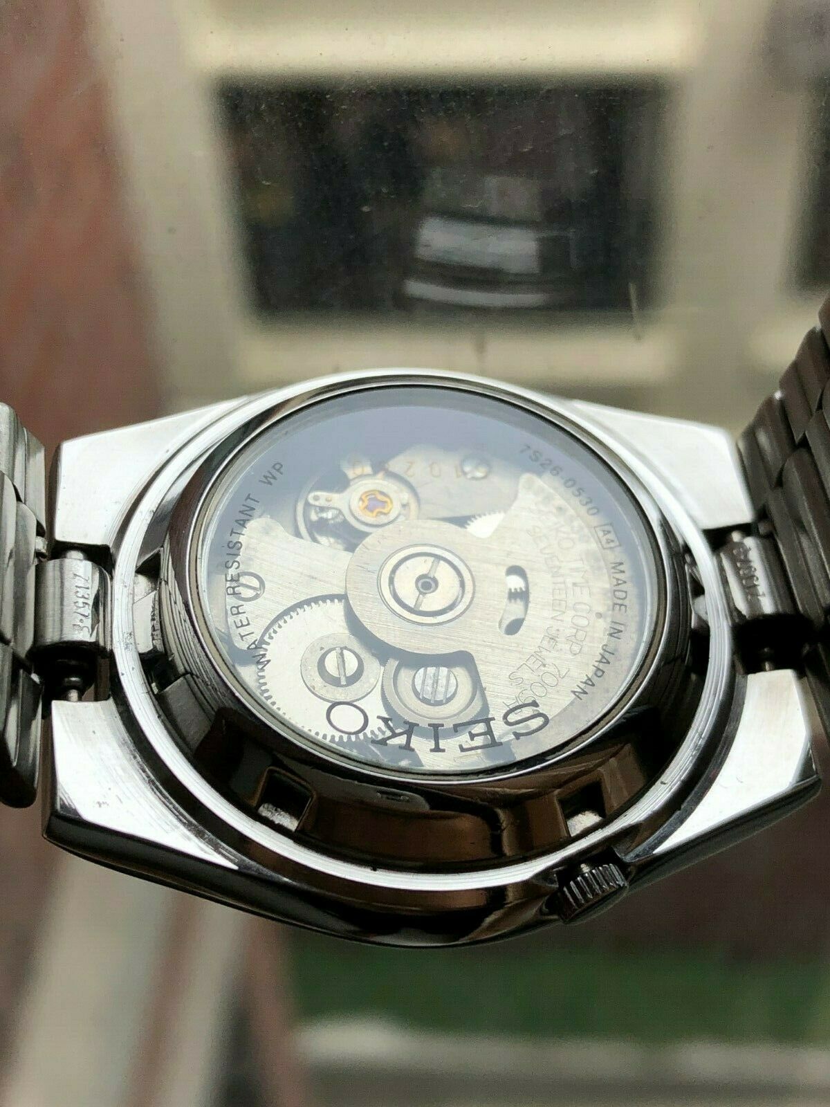 Seiko 5 SKZ687 Stunning Matte White dial Railway time Vintage 7S26