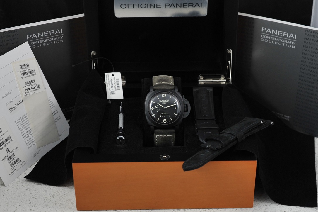 FS Panerai PAM 335 Luminor 1950 10 Days Ceramic GMT 44mm