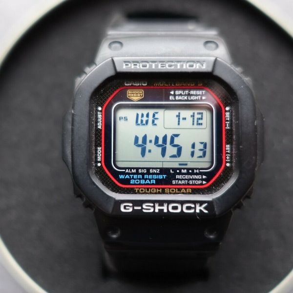 Casio G-Shock Solar Powered Digital Watch GW-M5600-1ER (3063) V. Good  Condition | WatchCharts Marketplace