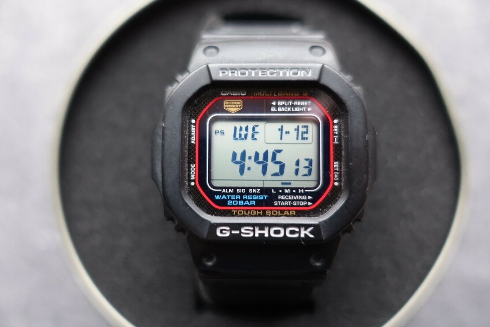 Casio G-Shock Solar Powered Digital Watch GW-M5600-1ER (3063) V