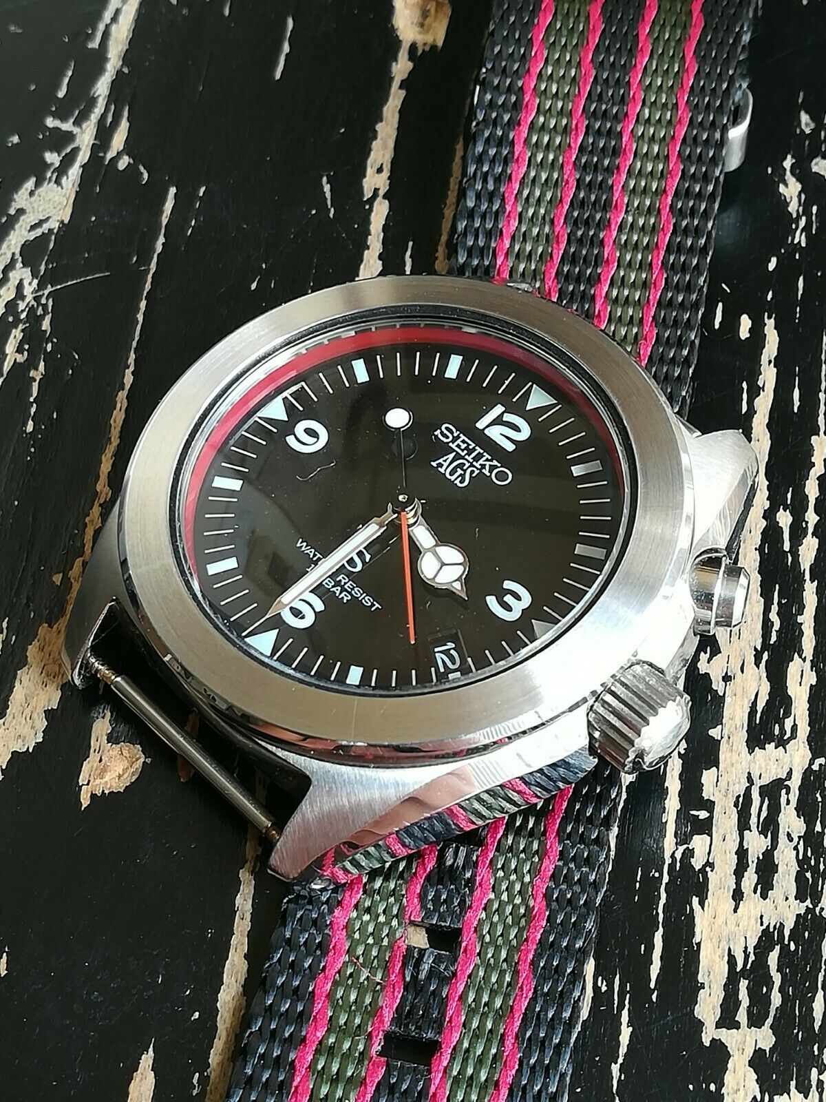 Seiko 5M22-6C30, SUS/AGS 90's Watch in Great Condition