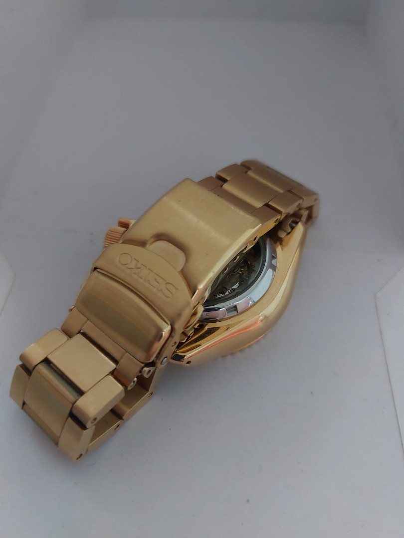 【匿名配送】SEIKO 4R36-08E0 ゴールド Seiko Gold Watch SRPE74K1 4R36-08E0 | WatchCharts Marketplace