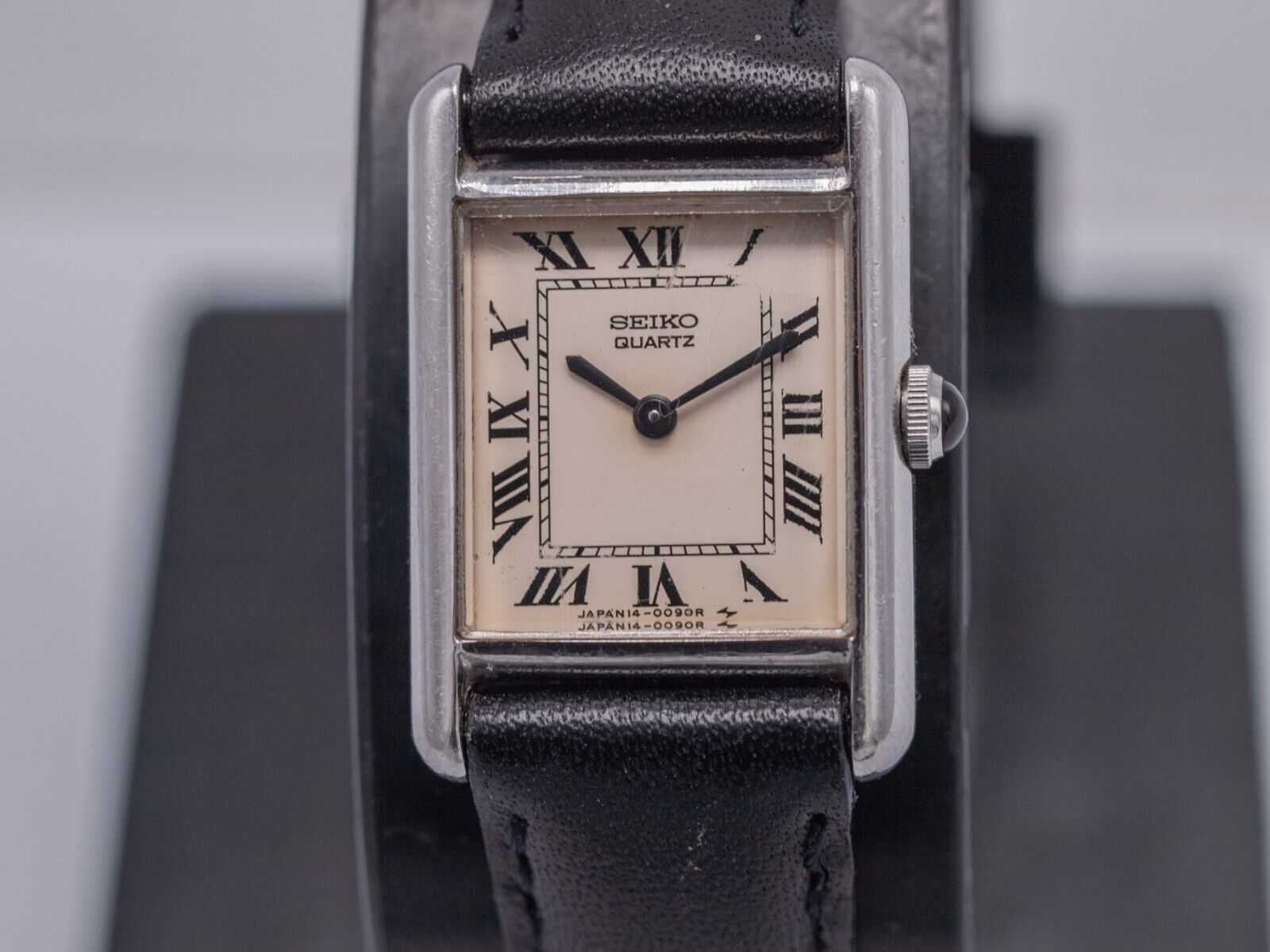 1989 - Seiko Ladies Tank 18mm Stainless Steel Quartz Watch 1400