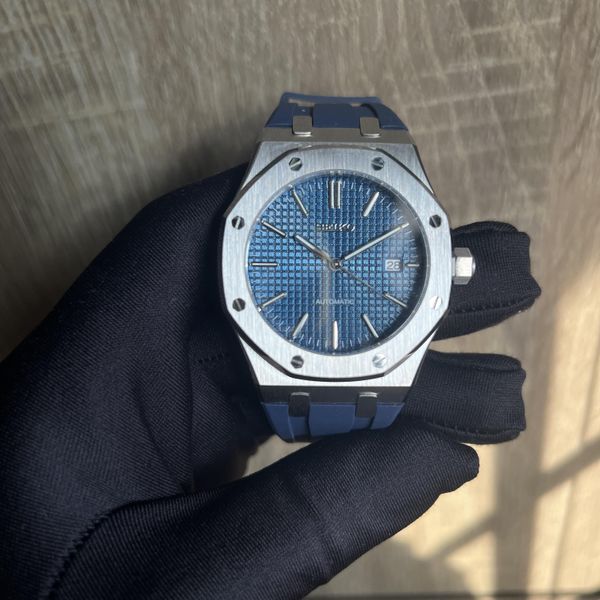 [WTS] Seiko Mod Blue AP Style waffle dial mod | WatchCharts Marketplace