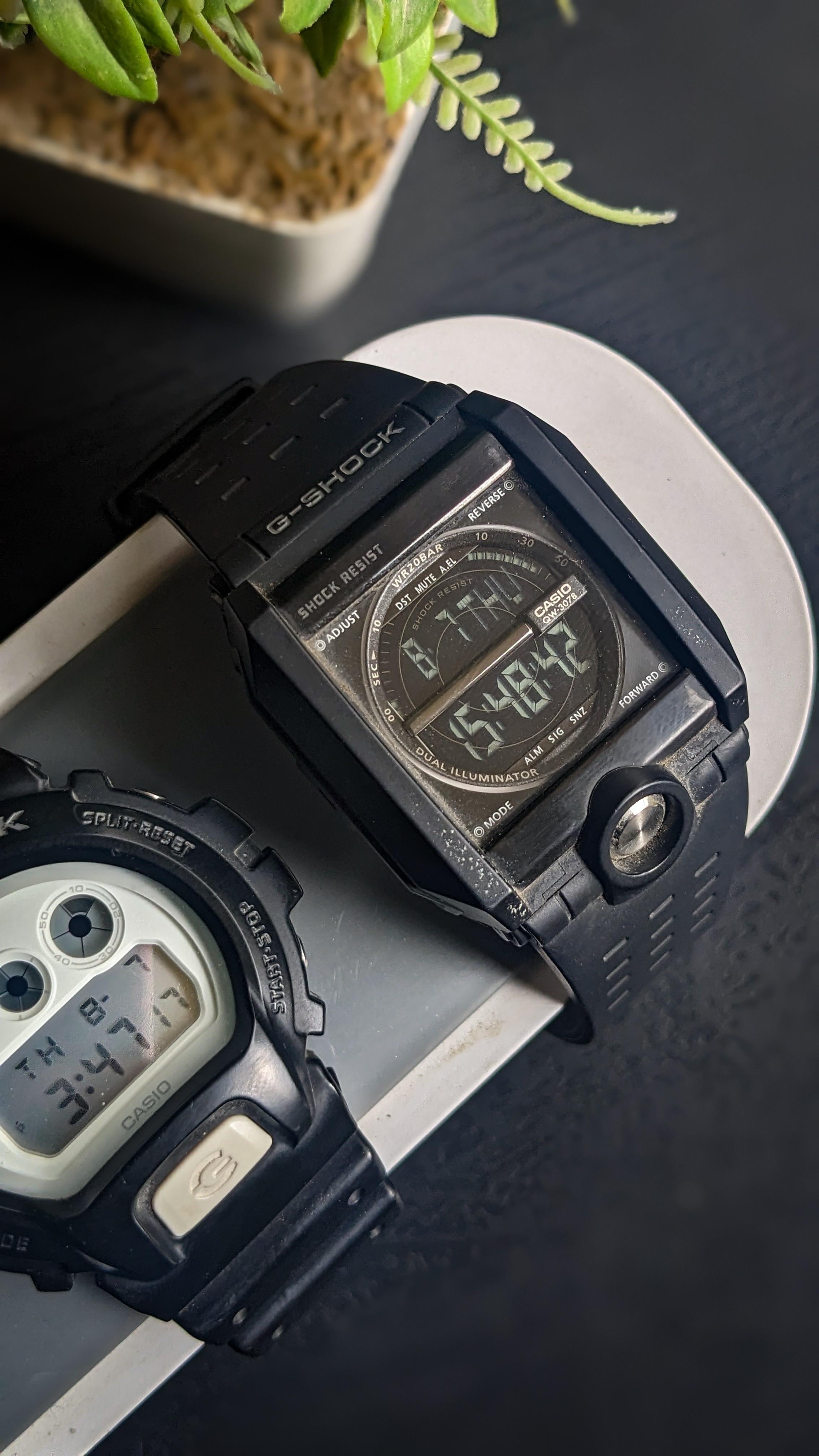 G-SHOCK 3078 レア CASIO G-SHOCK 8100D 3078 稼動