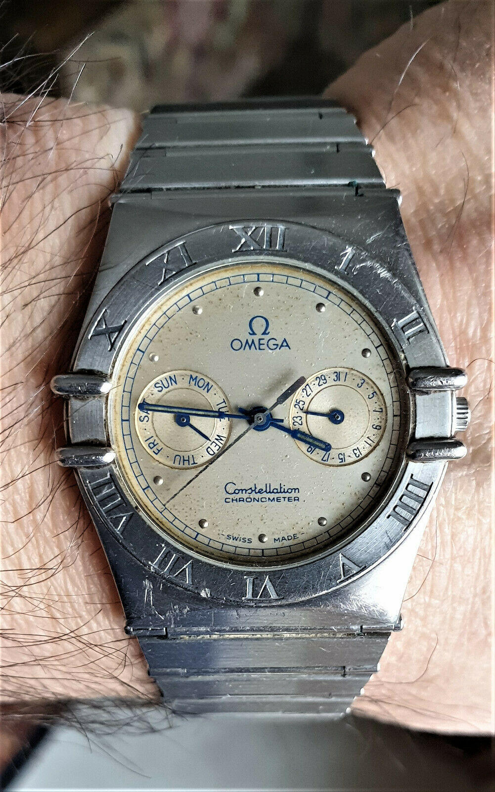 Vintage Omega Constellation Chronometer Day-Date Ref. 198.0142