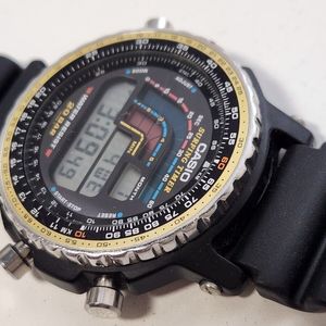 VINTAGE CASIO SURFING TIMER WATCH DW-403 MADE IN JAPAN