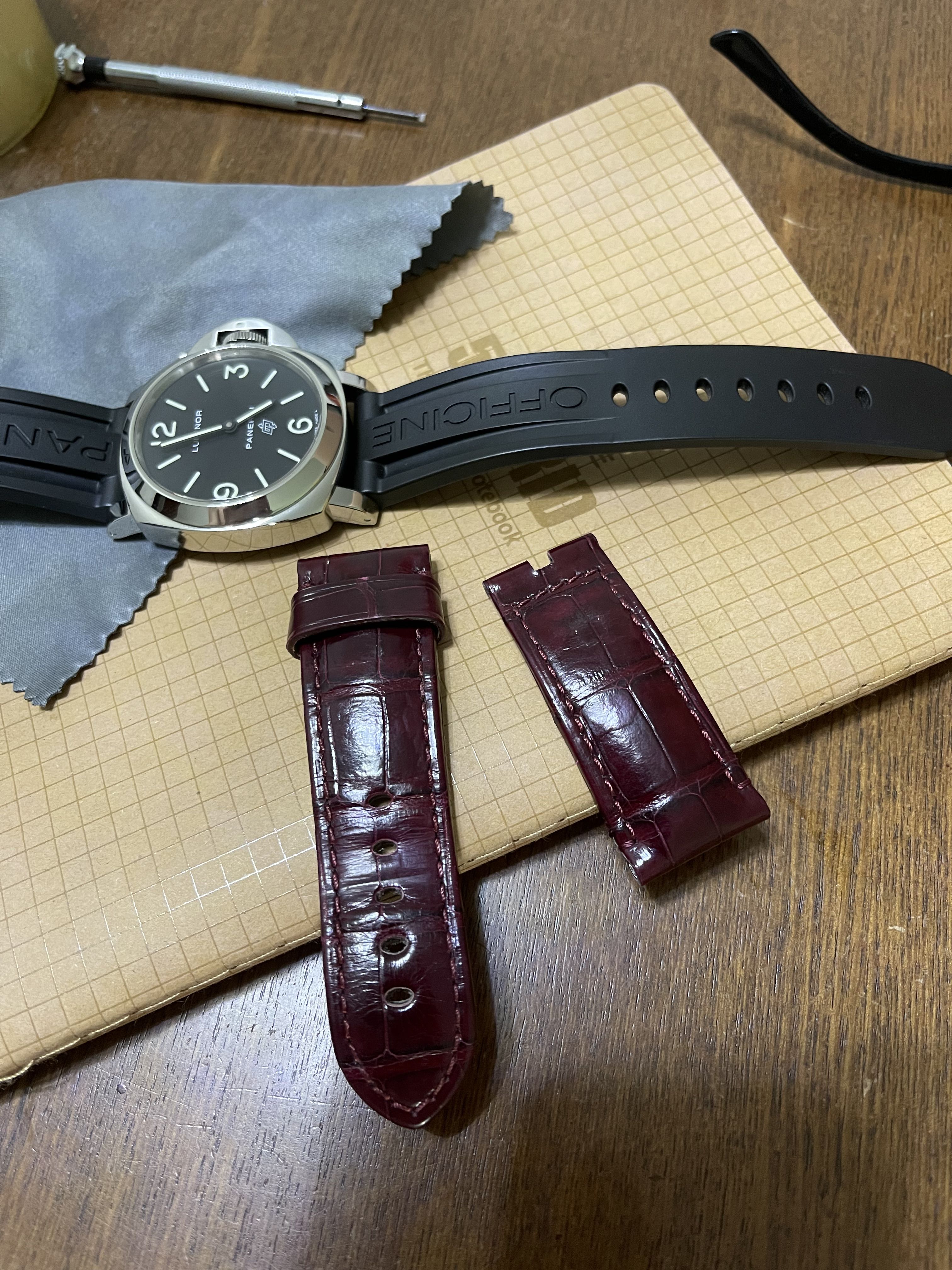 Panerai xs deals strap length