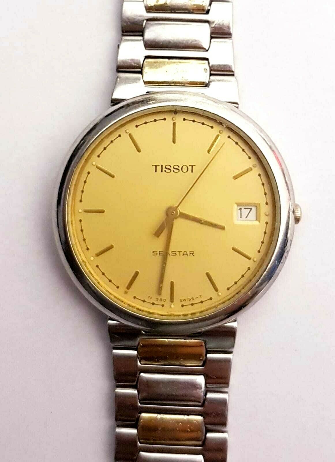 Vintage TISSOT SEASTAR N580A Quartz Men Swiss Watch WatchCharts