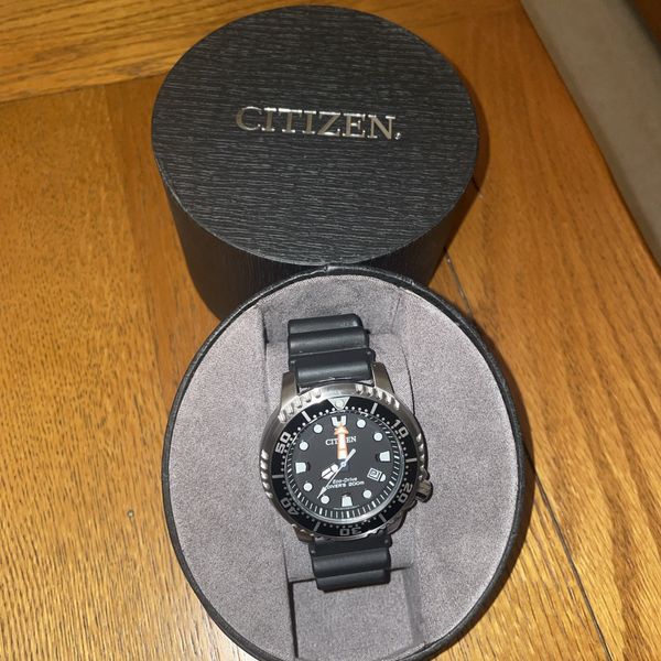 Citizen Eco Drive Pro Master Diver Black Dial Black Steel Strap Watch For Men - BN0150-28E