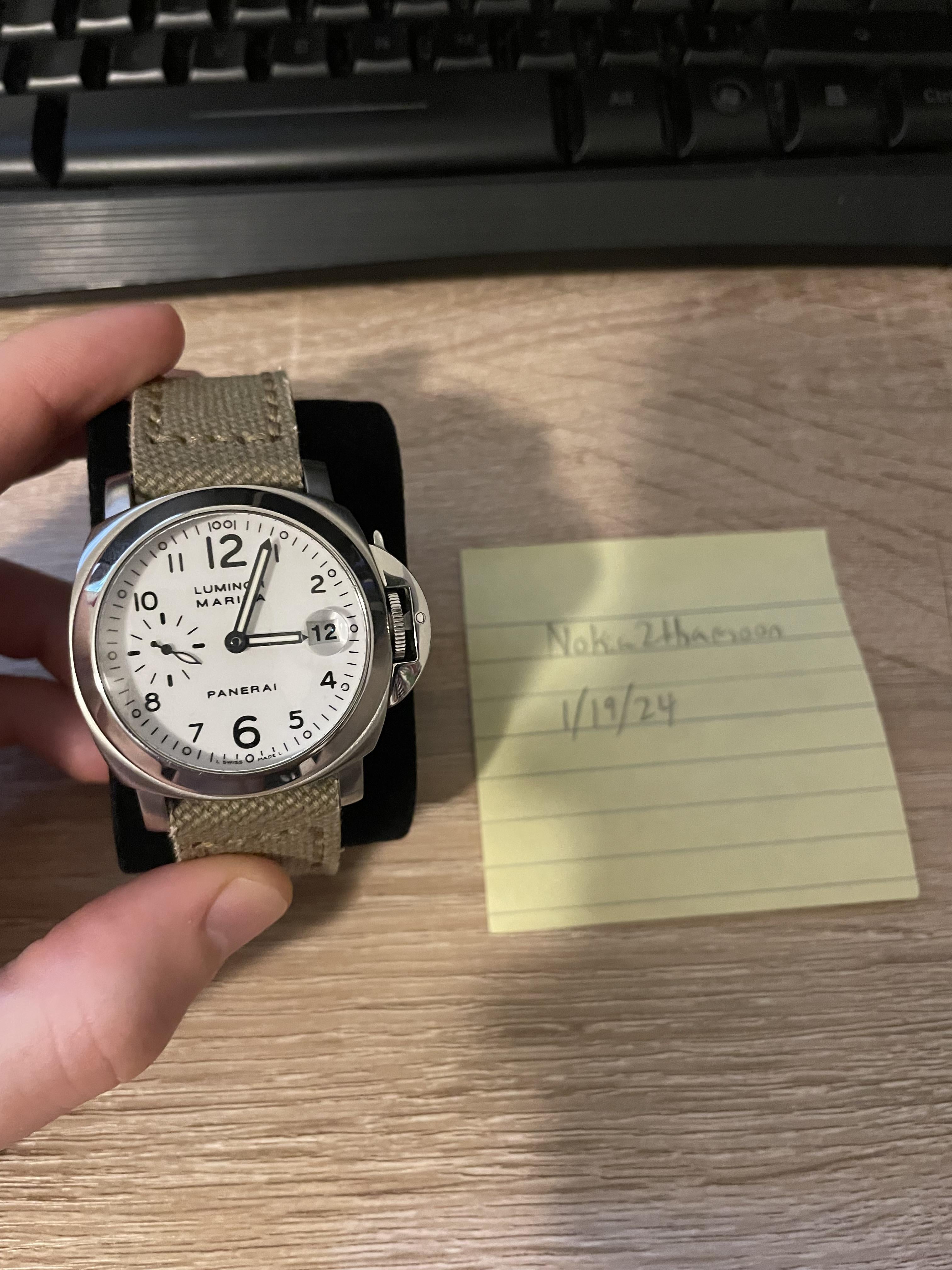 WTS Panerai Luminor PAM OP6560 comes with 4 straps CHEAPEST PAM