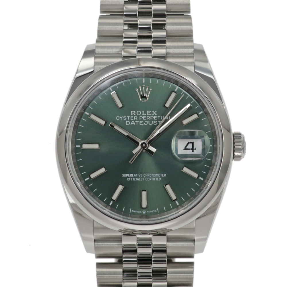 [Meito] [ROLEX] Rolex Datejust 36 126200 Mint Green Jubilee Bracelet ...