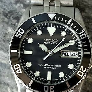 SEIKO DIVER 7S26-0050 SKX023 10 BAR RESIST AUTOMATIC MEN
