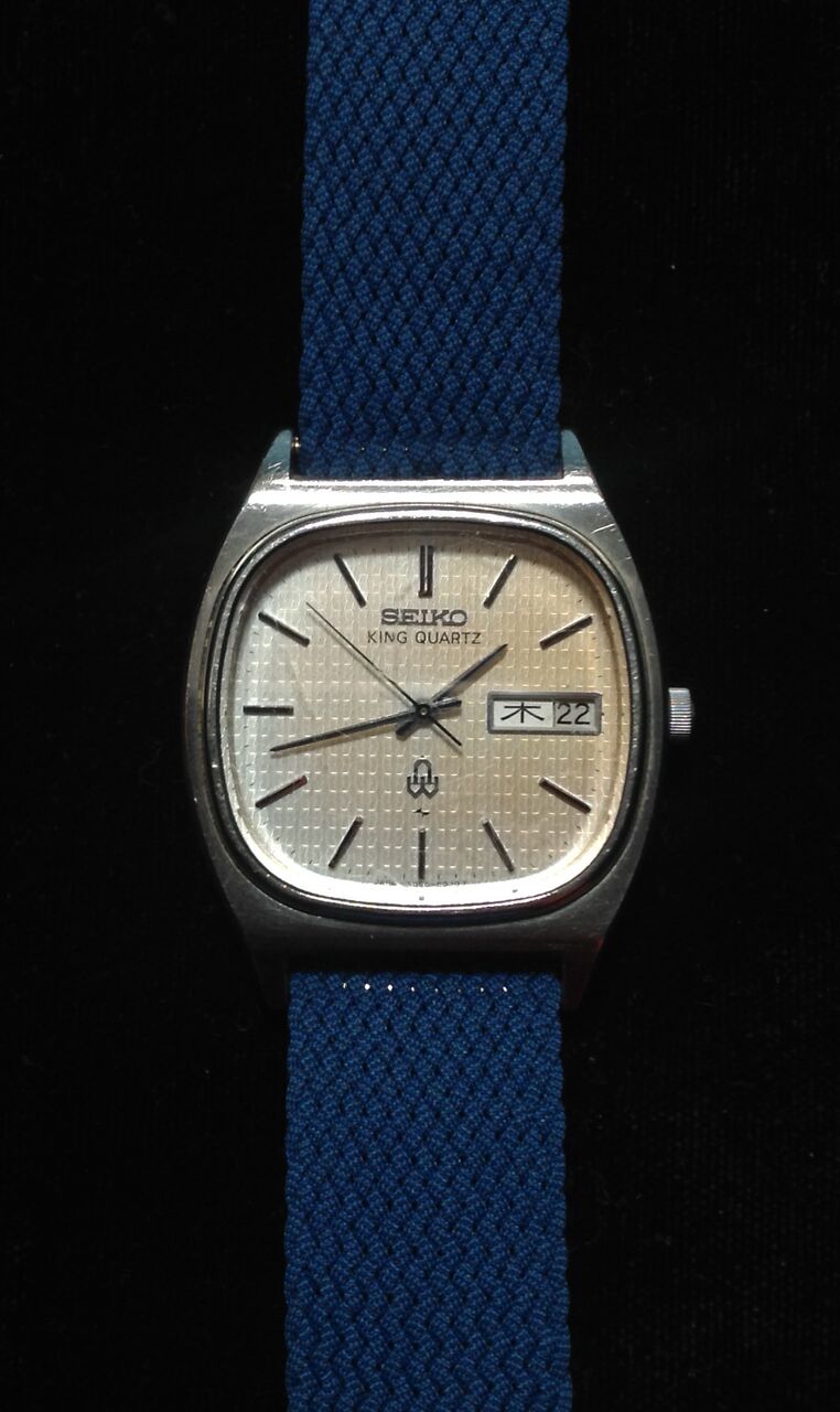 y845 稼働品 セイコー SEIKO 5856-5020 キングクォーツ KING QUARTZ 