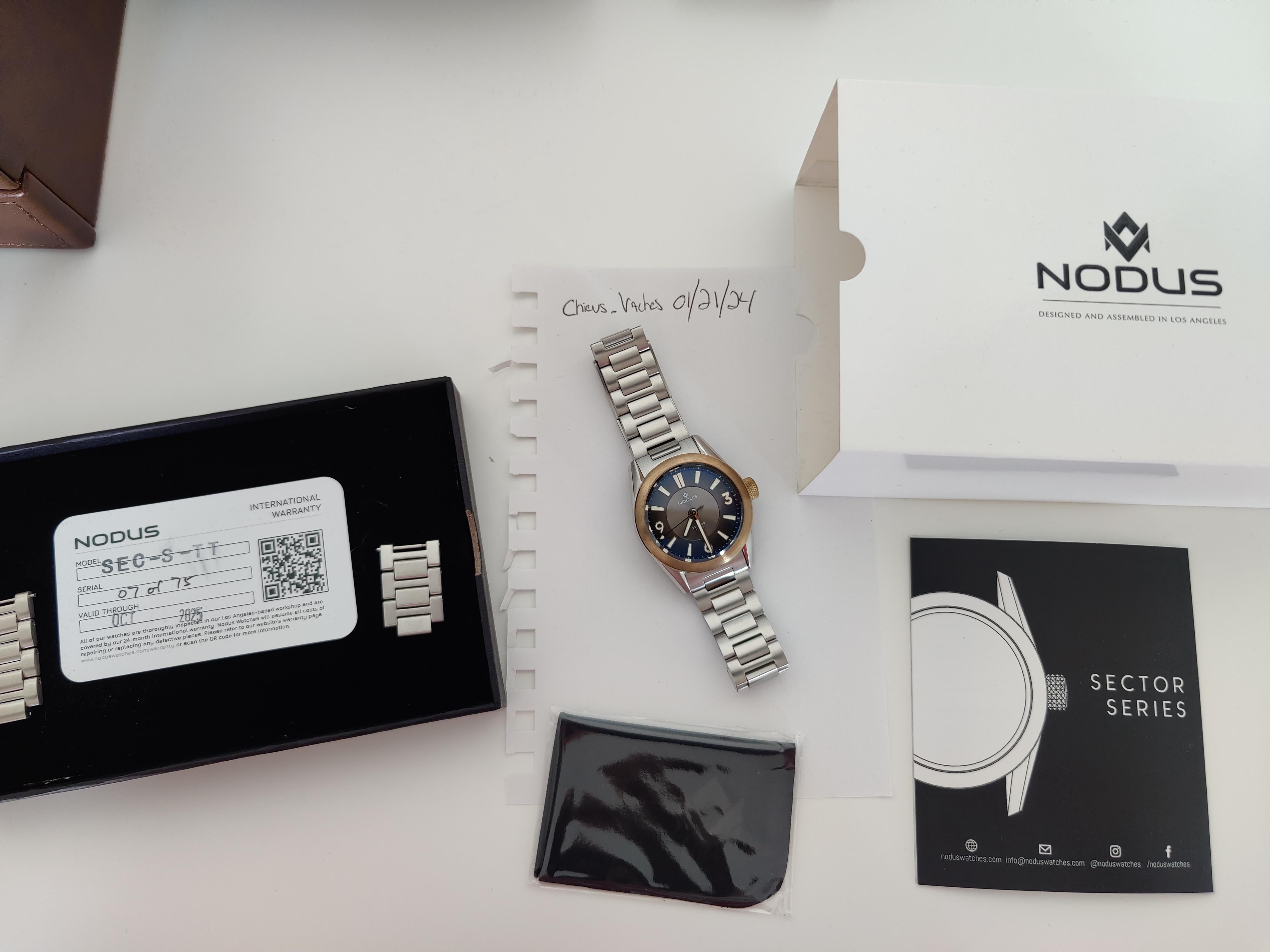 WTS] Nodus Sector Sport LE with bronze bezel | WatchCharts Marketplace