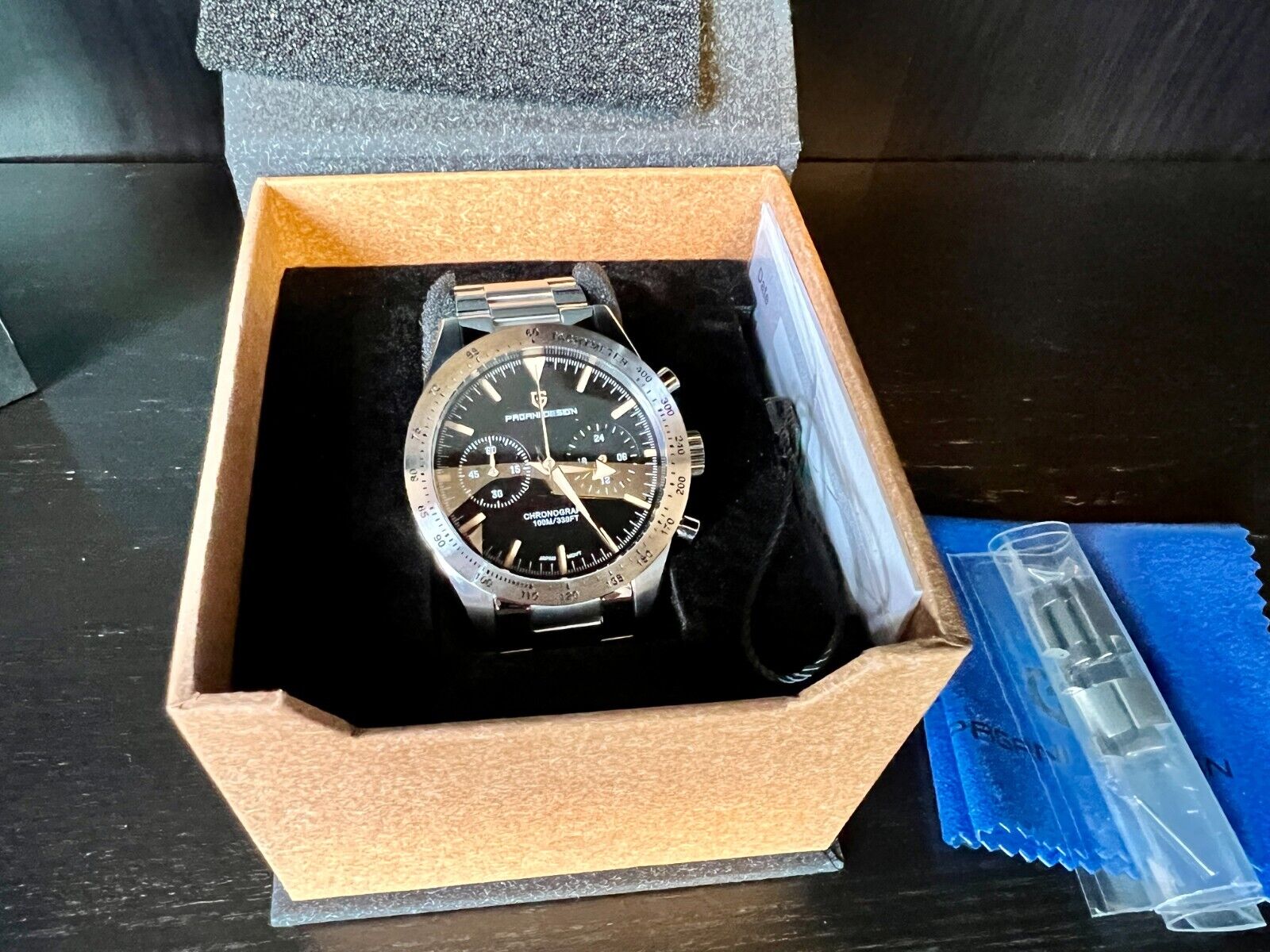 Pagani Design PD-1766 Speedy 57 Seiko VK-64 Mechaquartz 