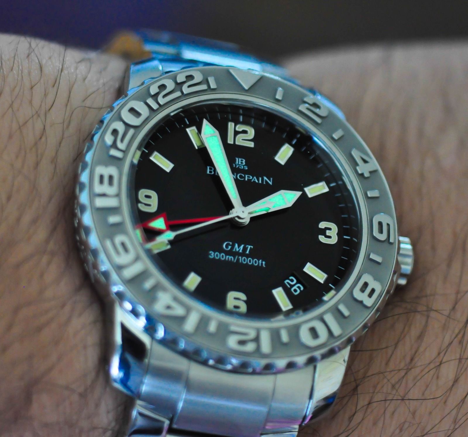 FS Blancpain Fifty Fathoms GMT Trilogy Reduced to 3 950