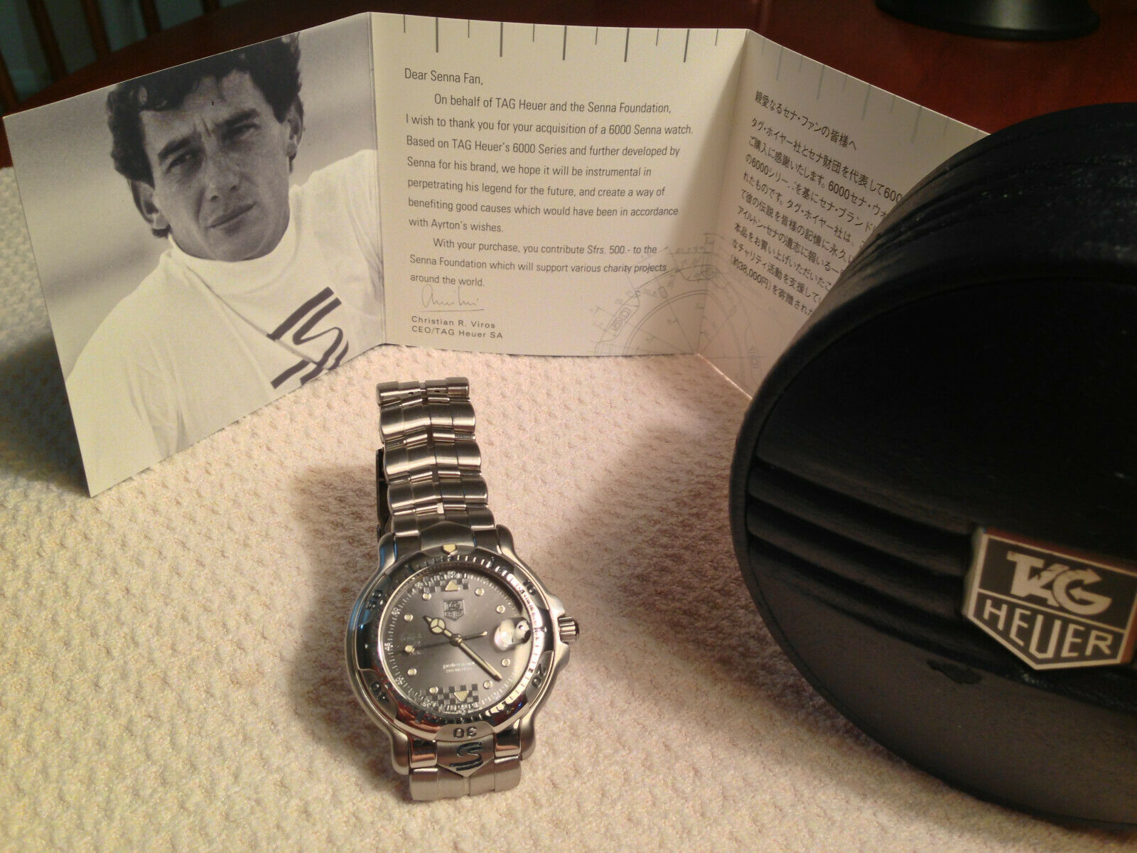 tag heuer 6000 senna limited edition