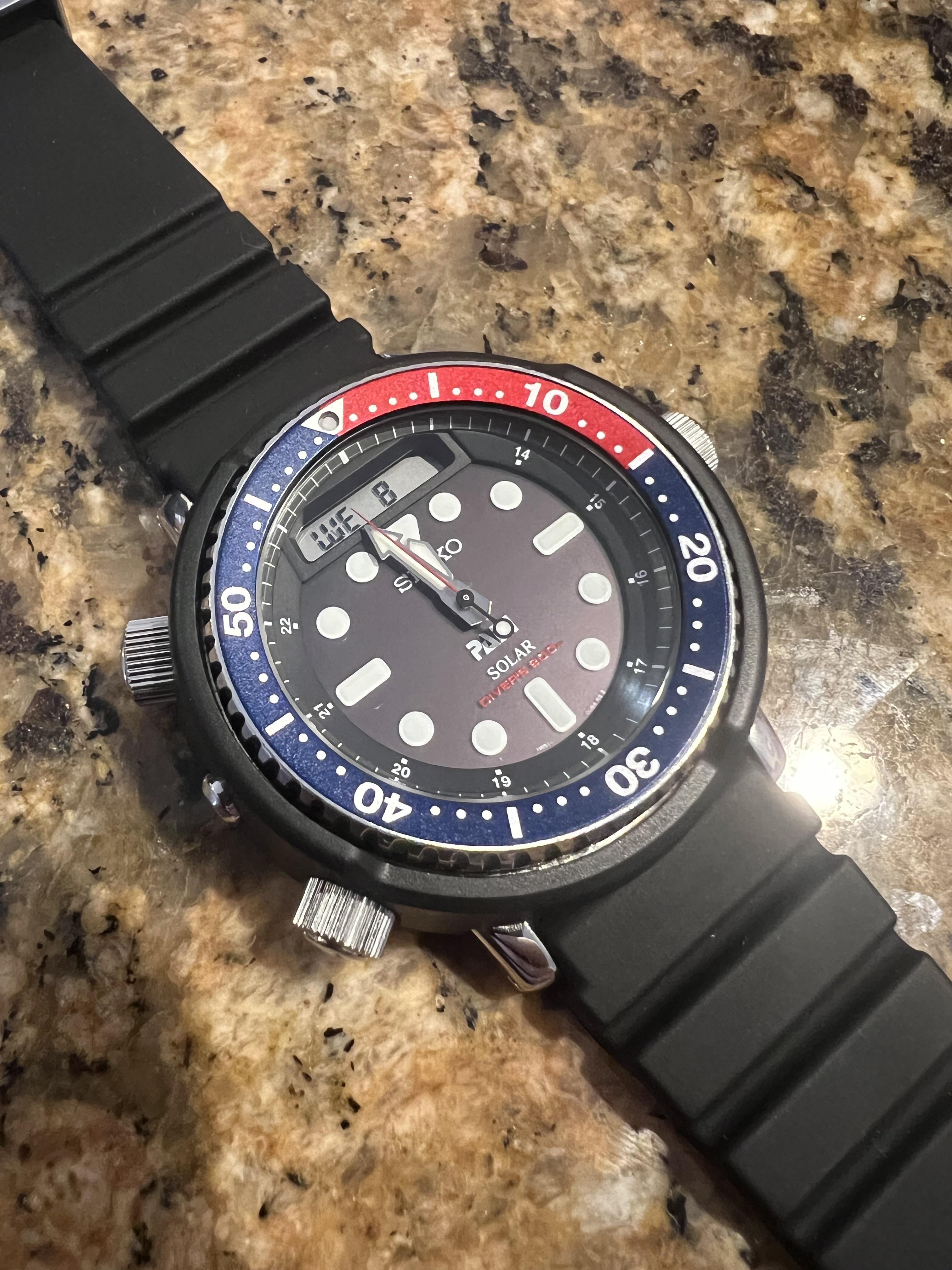 WTS Seiko SNJ027 PADI Solar Diver WatchCharts