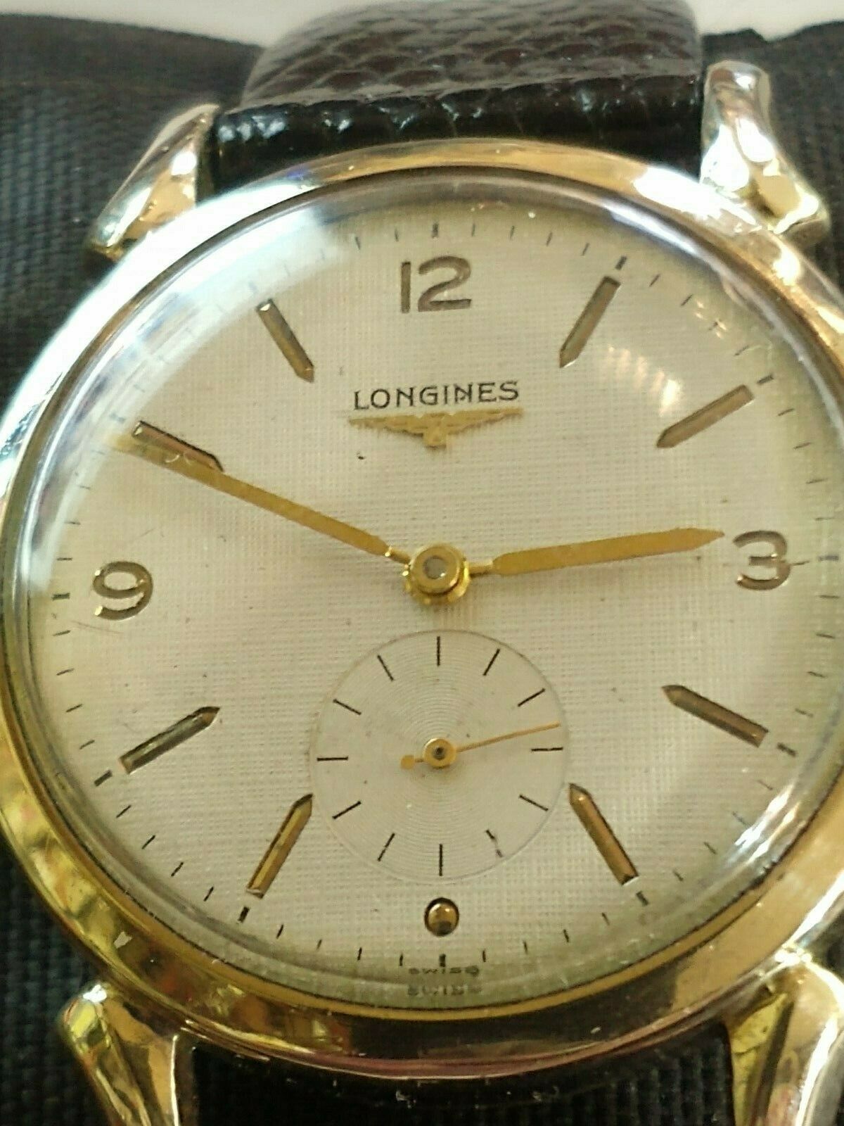 Beautiful 1953 LONGINES 2205 cal.23Z 17 Jewel 10K Gold Filled Mens