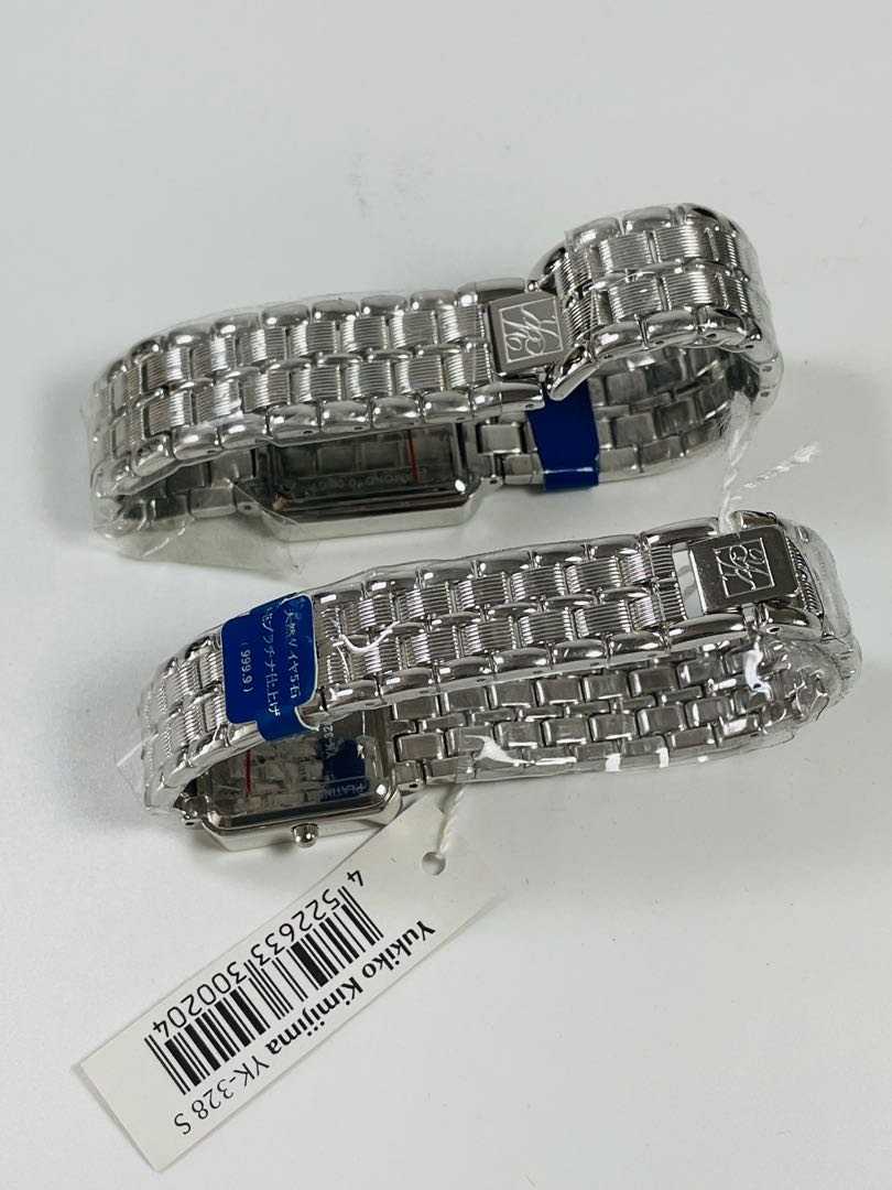 Yukiko Kimijima Quartz Couple Watch - 999.9 Platinum Filled