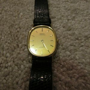 Seiko Lassale 6020-5679 Oval Face Gold Watch Super Thin Seiko Lassale 6020-5679 Oval Face Gold Watch Super Thin | eBay main image 4