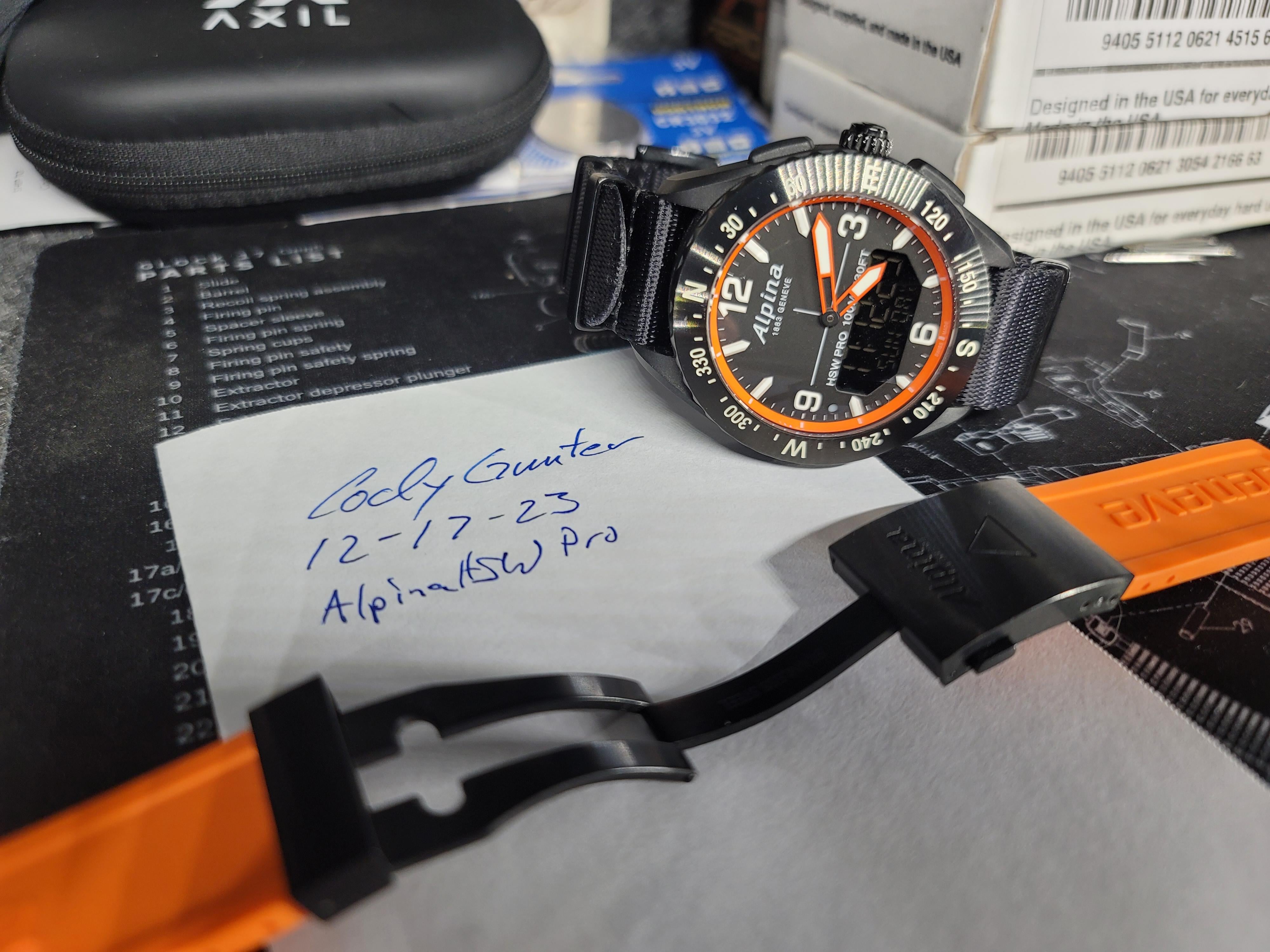 WTS Alpina AlpinerX HSW Pro WatchCharts