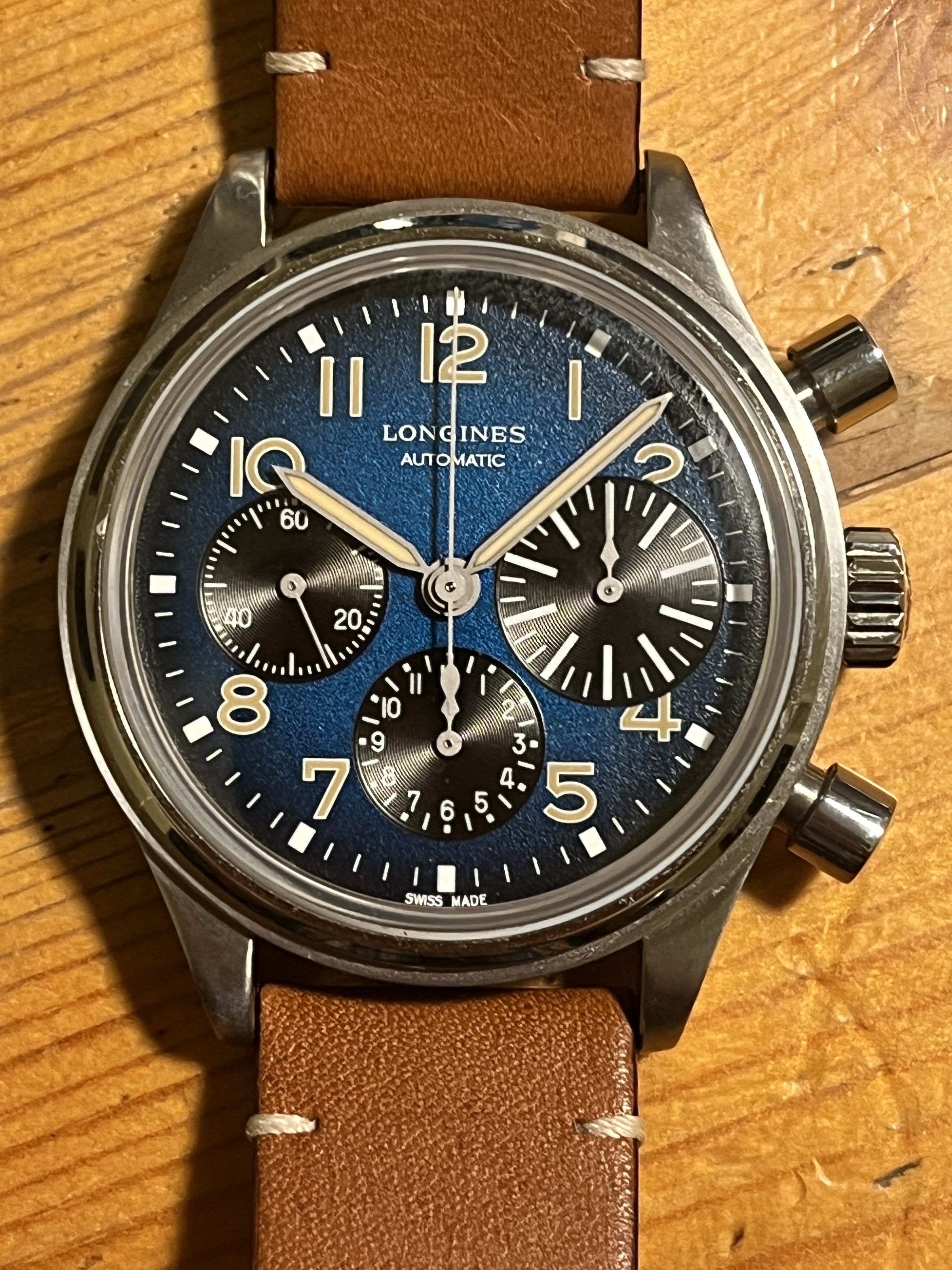 Longines Avigation Big EYE Petrol Titanium WatchCharts Marketplace