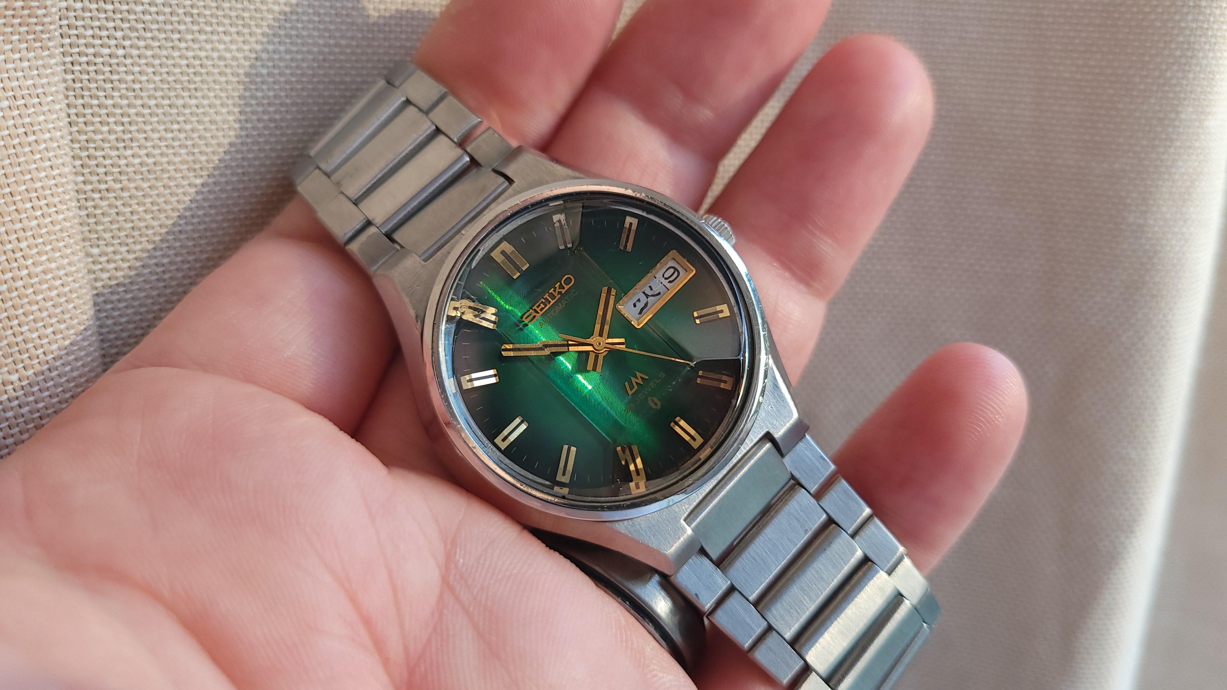 WTS] Seiko Lord Matic 5606-7350 Emerald Green - Serviced - $225