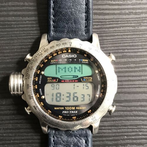 Vintage Casio ALT-7000 Pro Trek Twin Sensor 961 | WatchCharts Marketplace