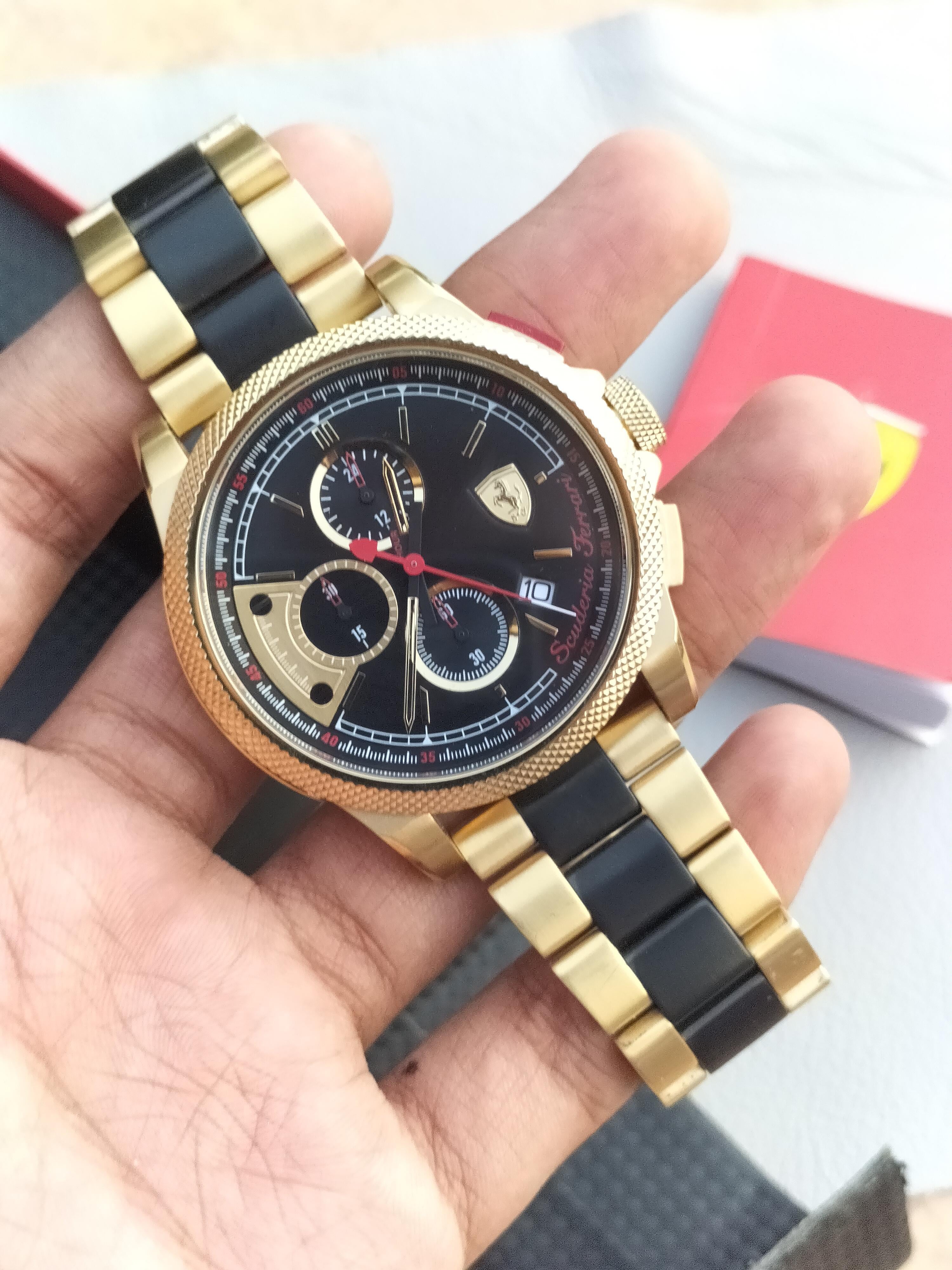 Ferrari on sale watch gold