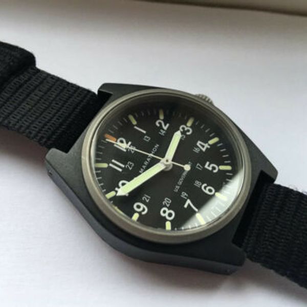 Marathon Maraglo General Purpose Quartz US Military Swiss Watch ...