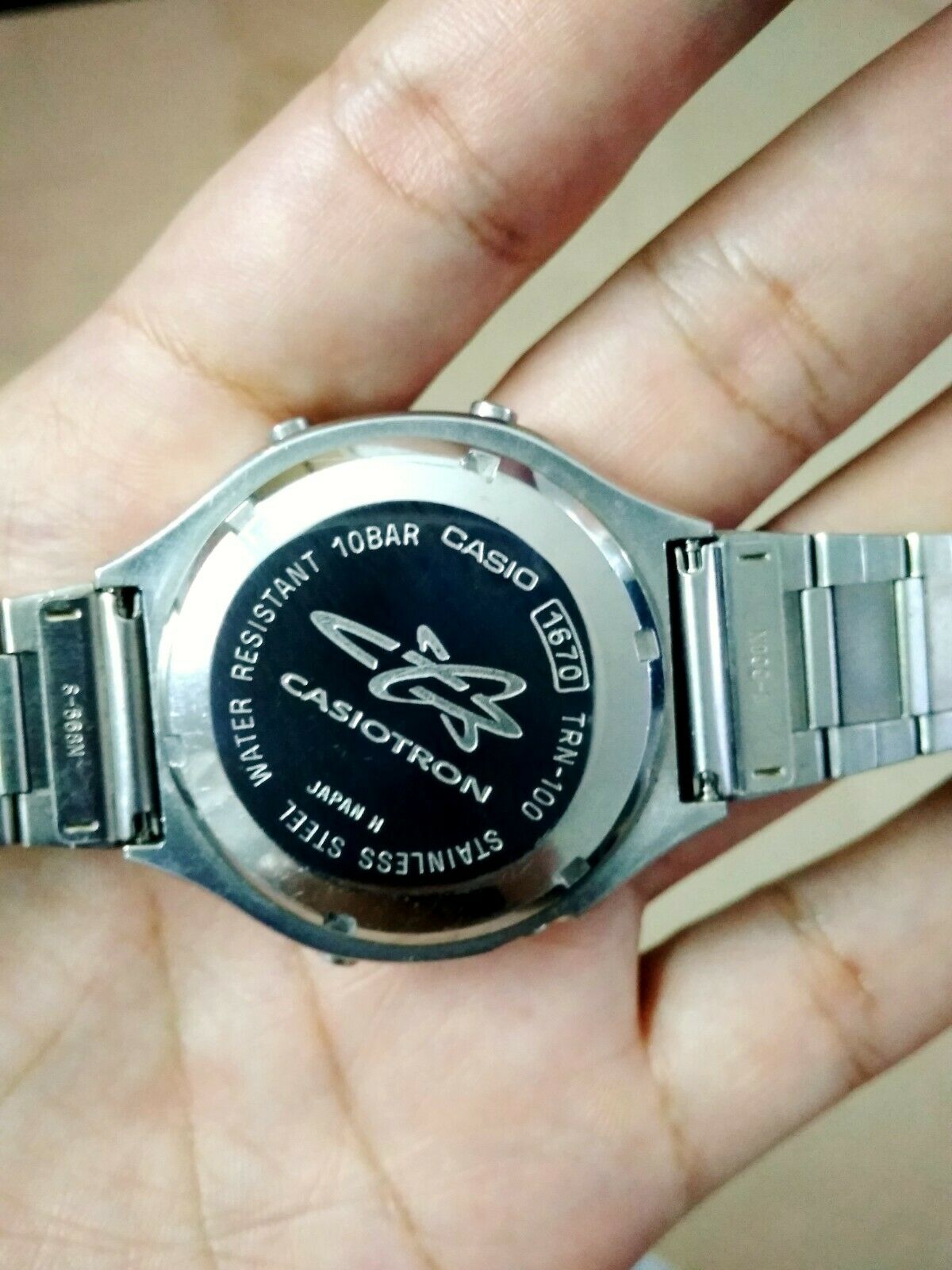 Casio Casiotron TRN 100 (Module 1670) Liquid crystal display