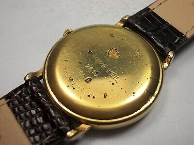 RAYMOND WEIL GENEVE DATE 18K GOLD PLATED AUTOMATIC