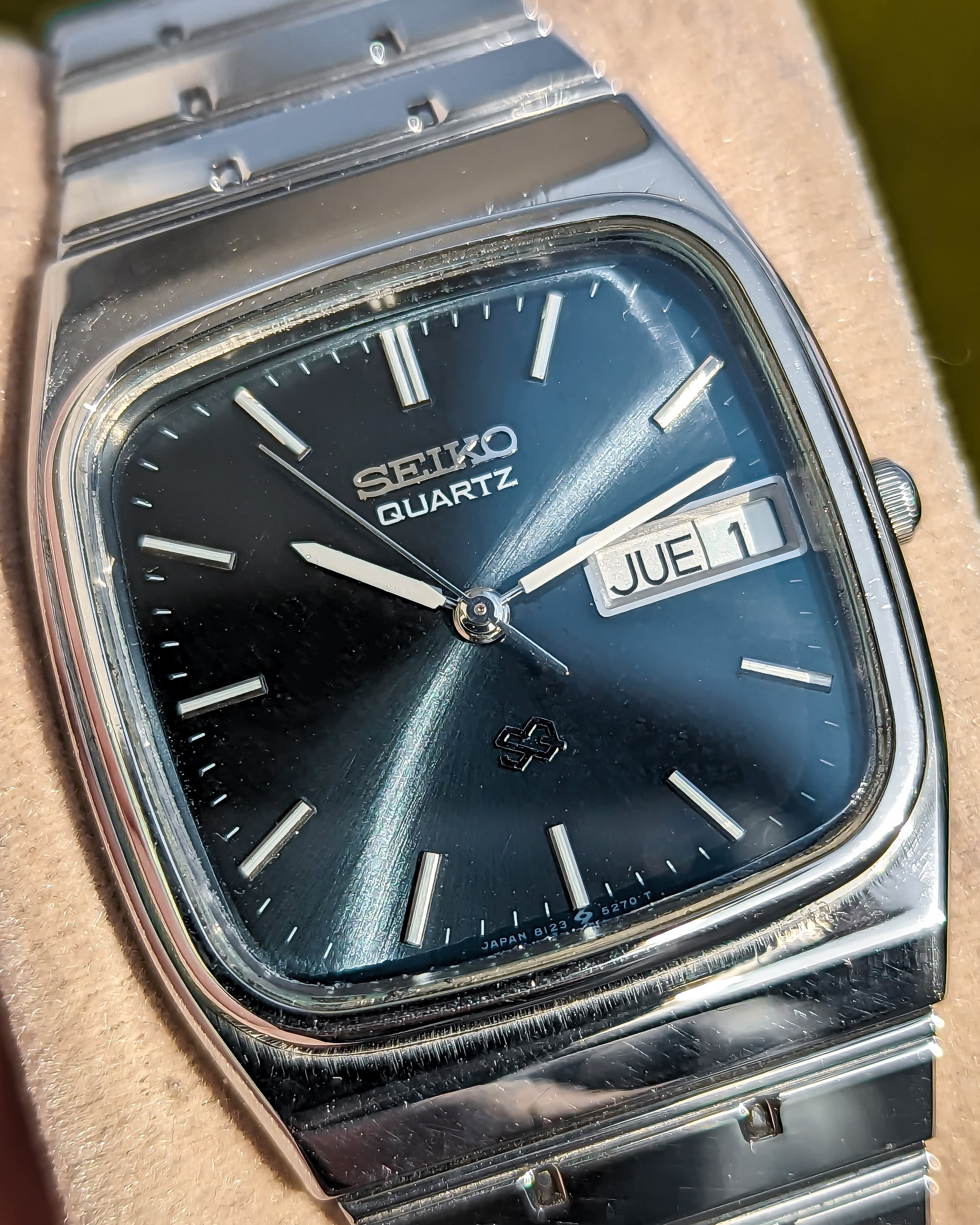 アンティーク! SEIKO SQ 8123-5270 メンズ　腕時計 アンティーク! SEIKO SQ 8123-5270 メンズ 腕時計 - メルカリ
