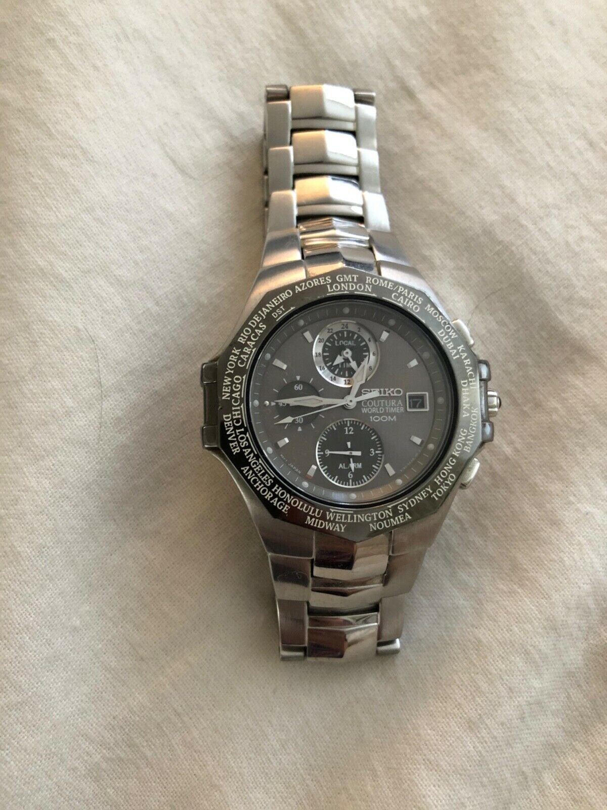 Spl001 Seiko Contura World Timer (SPL001) | WatchCharts Marketplace