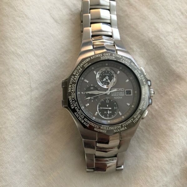 Spl001 Seiko Contura World Timer (SPL001) | WatchCharts