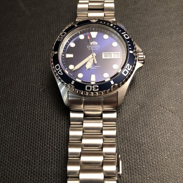 ORIENT "Ray 2" Diving Blue With Strapcode Bracelet & original