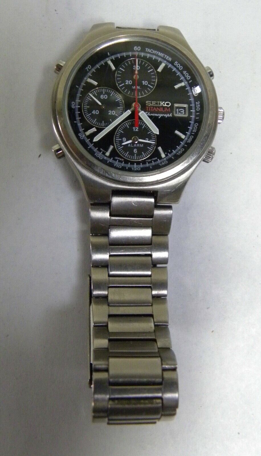 seiko titanium alarm chronograph