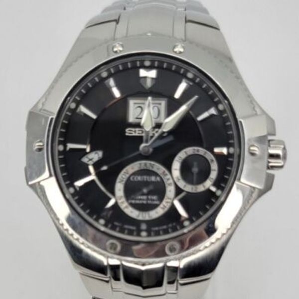 SEIKO COUTURA KINETIC PERPETUAL Men's 42 mm Stainless Steel SEIKO COUTURA KINETIC PERPETUAL Men's 42 mm Stainless Steel